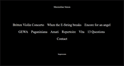 Desktop Screenshot of maximilian-simon.com